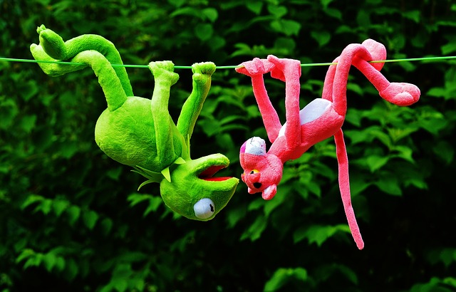 kermit the frog and pink phanter