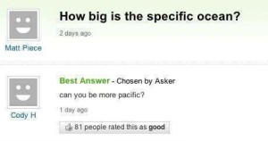 funny yahoo question