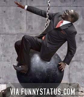 Robert Mugabe fall wrecking ball