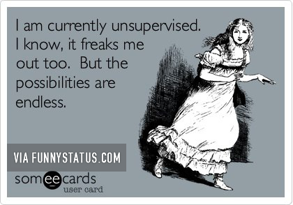 currently unsupervised